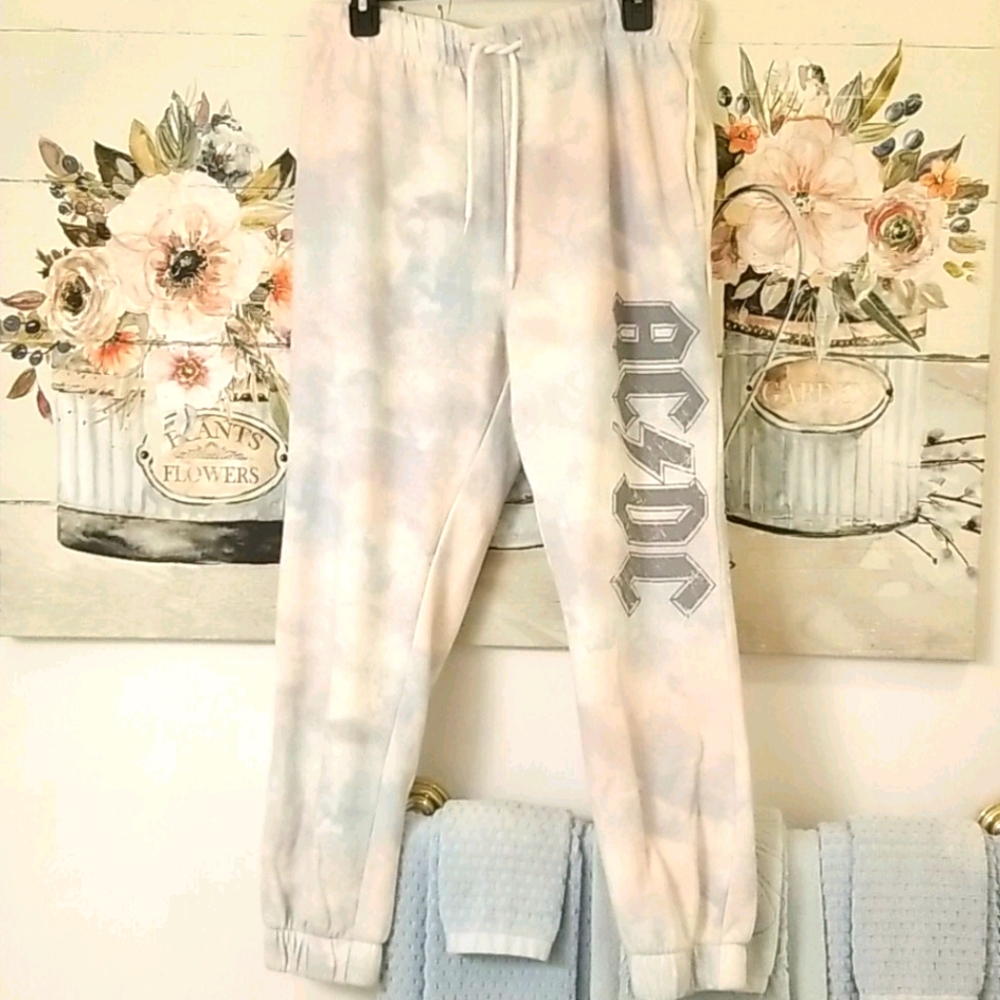 AC⚡DC 2020 Ice Tie Dye Joggers w Pockets XL